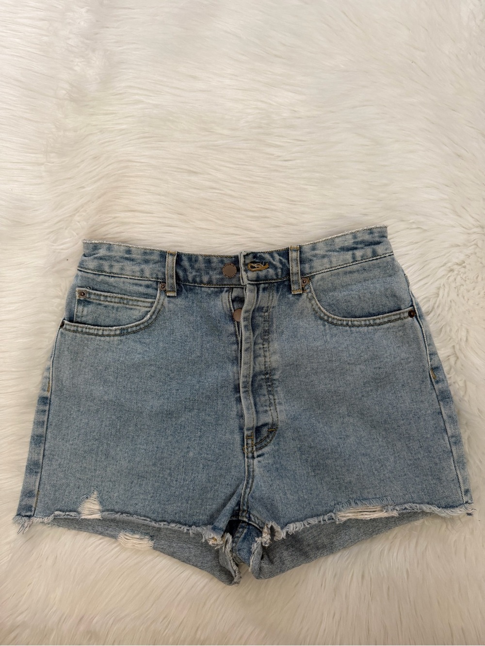 O’neiil Light Wash Denim High-Waist Shorts Sz 28